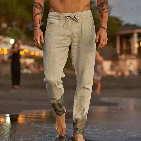 Pantalon Homme Léger et Respirant pour un Été Élégant