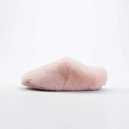 Pantoufles Chaudes Doublées Fourrure pour Femmes
