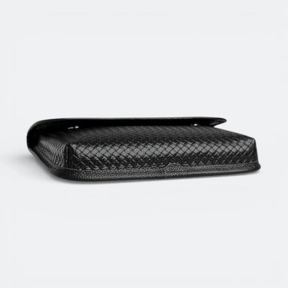 Petit Sac Bandoulière en Cuir Homme Noir & Brun Rosé - | AïtaVia