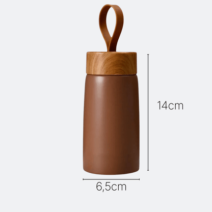 Petite Gourde Thermos Gris Acier - | AïtaVia