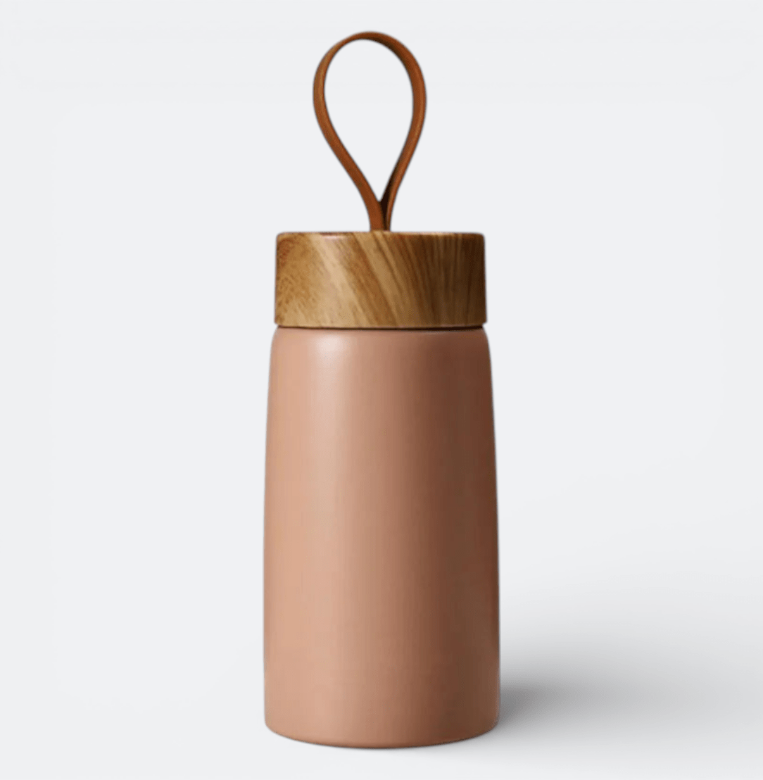 Petite Gourde Thermos Rose Beige - | AïtaVia