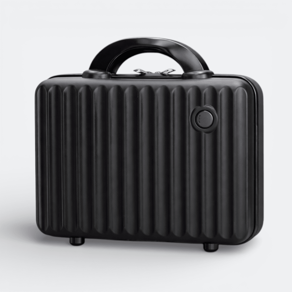 Petite Valise de Maquillage Noir Charbon - | AïtaVia