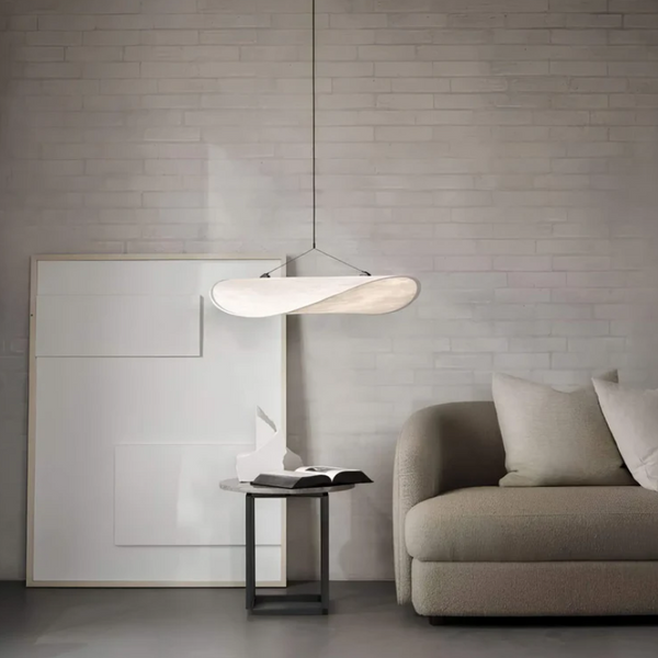 SoieLumière - Plafonnier en Soie Élégant - Design Unique