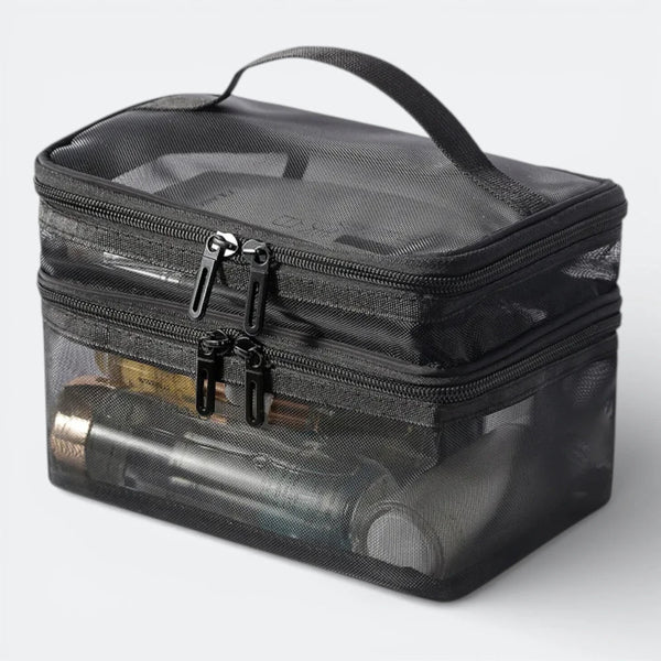 Pochette de Rangement Transparente Noir Charbon - | AïtaVia