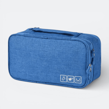 Pochette Sous Vêtement Voyage Bleu Azur - | AïtaVia
