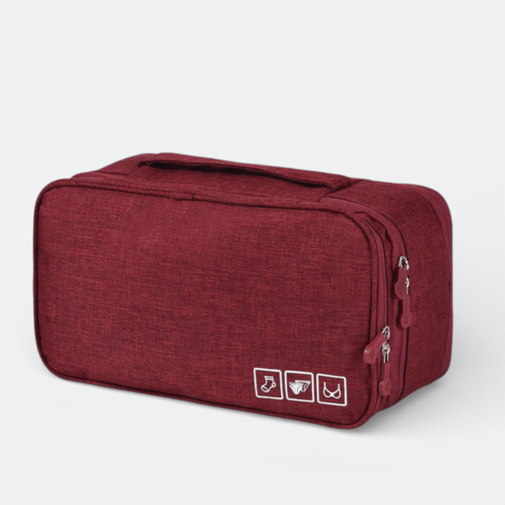 Pochette Sous Vêtement Voyage Rouge Pourpre - | AïtaVia