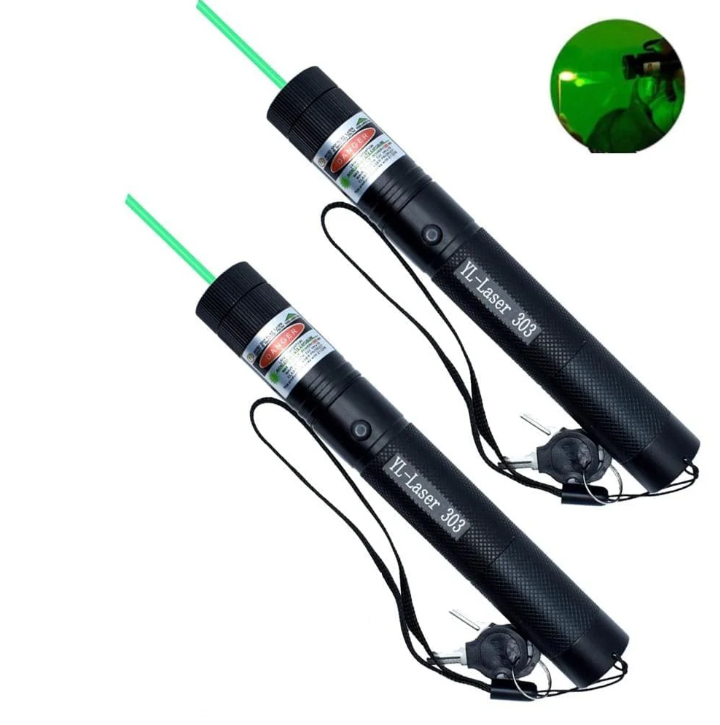 Pointeur Laser Vert Puissant - Haute Précision et Portable