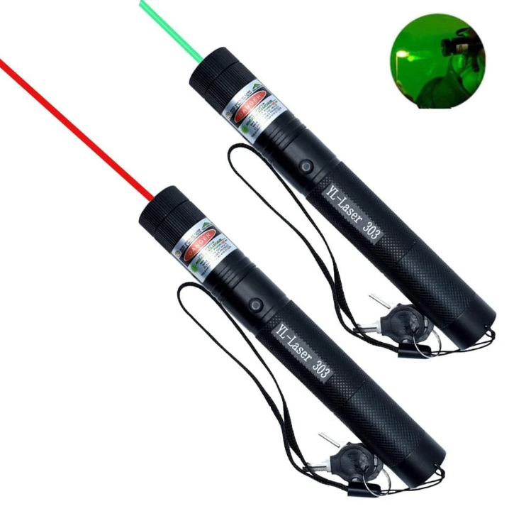 Pointeur Laser Vert Puissant - Haute Précision et Portable