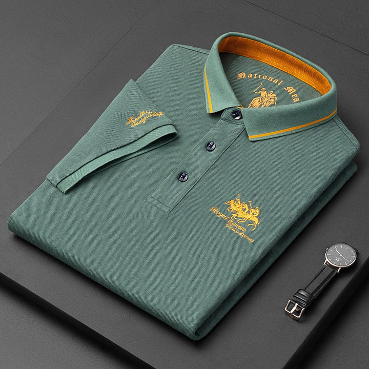 Polo Homme Premium Luxe - Respirant, Coupe Classique, Confort