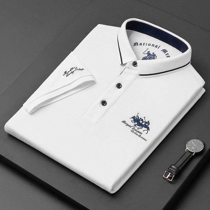 Polo Homme Premium Luxe - Respirant, Coupe Classique, Confort