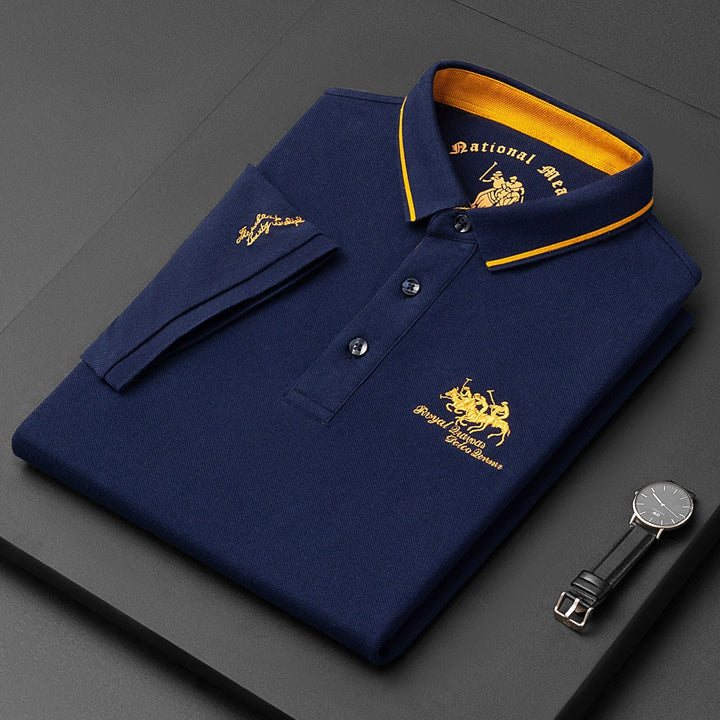 Polo Homme Premium Luxe - Respirant, Coupe Classique, Confort