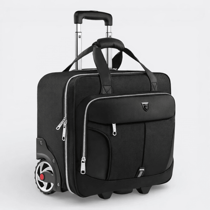 Porte Document Roulant Zip Argenté - | AïtaVia