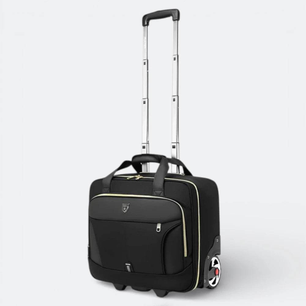 Porte Document Roulant Zip Doré - | AïtaVia