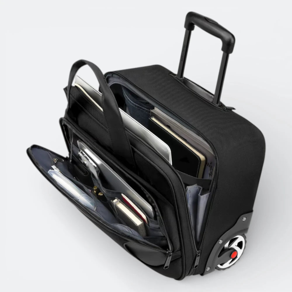 Porte Document Roulant Zip Doré - | AïtaVia