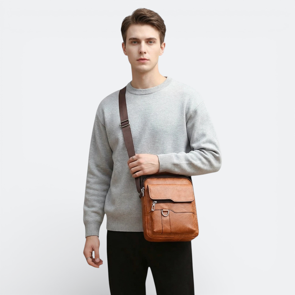 Sac à Bandoulière Homme Vintage
