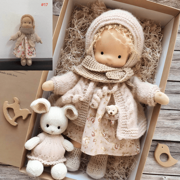 Poupée Waldorf pour Enfants - Douceur et Fait Main Durable