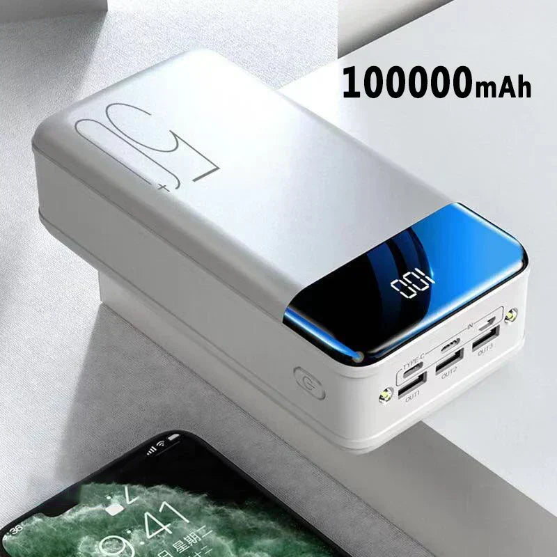Batterie Externe 100 000mAh Ultra Haute Capacité