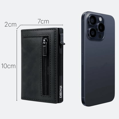 Protège Carte Bancaire Anti Piratage Brun Gris - | AïtaVia