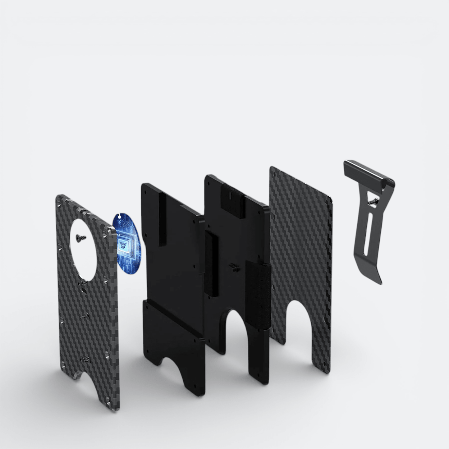 Protège Carte Sans Contact et Localisation Gris Clair - | AïtaVia