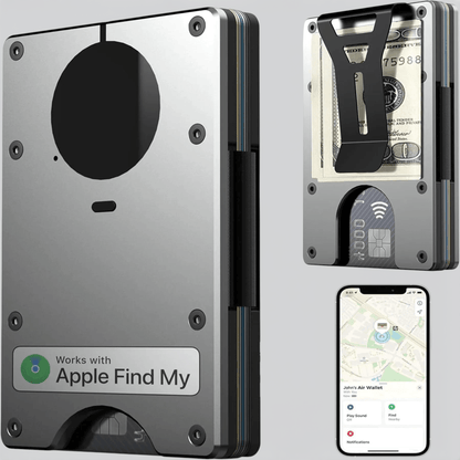 Protège Carte Sans Contact et Localisation Gris Clair - | AïtaVia