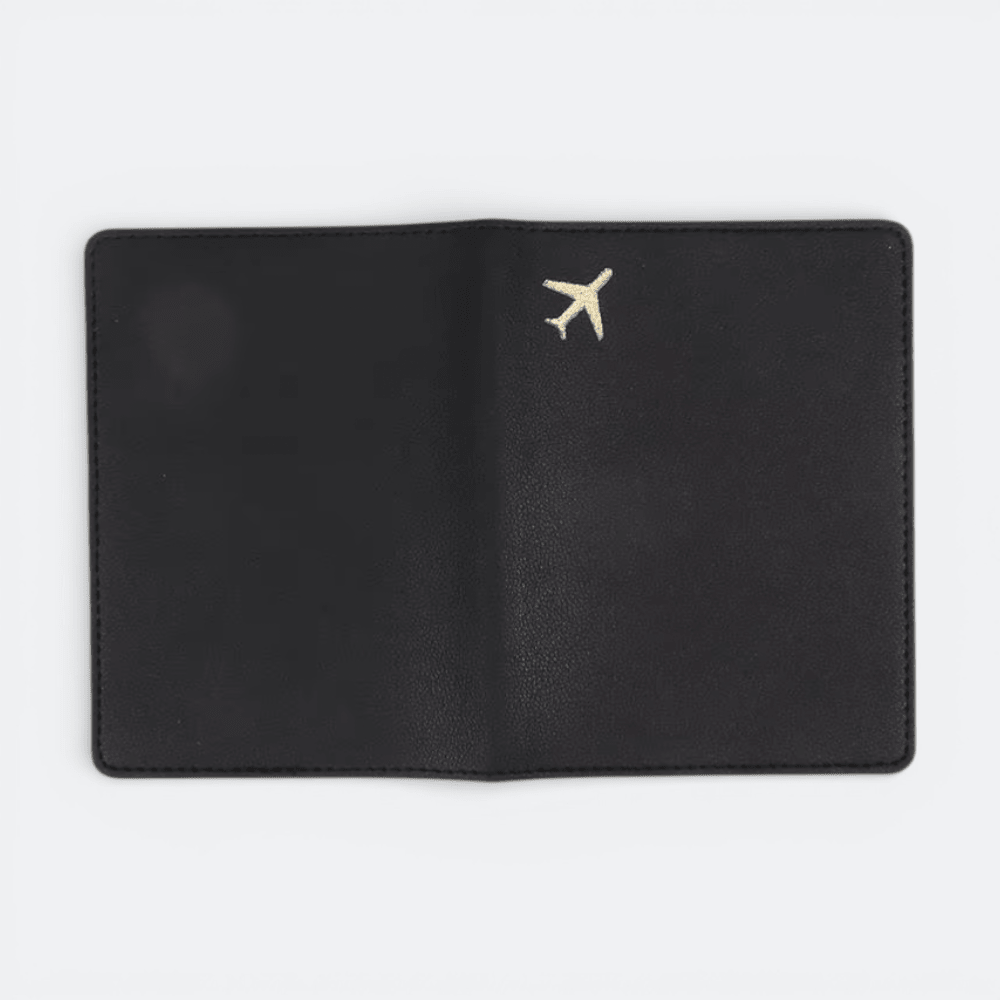 Protège Passeport Avion Bleu Brume - | AïtaVia