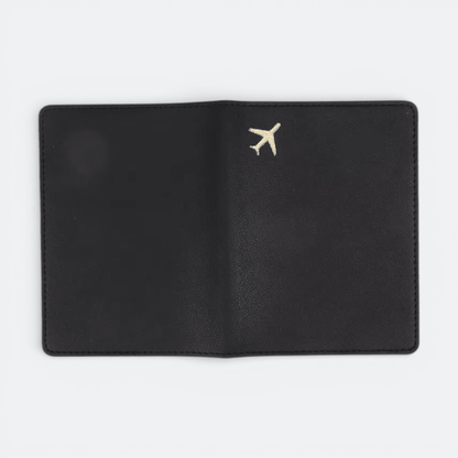 Protège Passeport Avion Bleu Brume - | AïtaVia