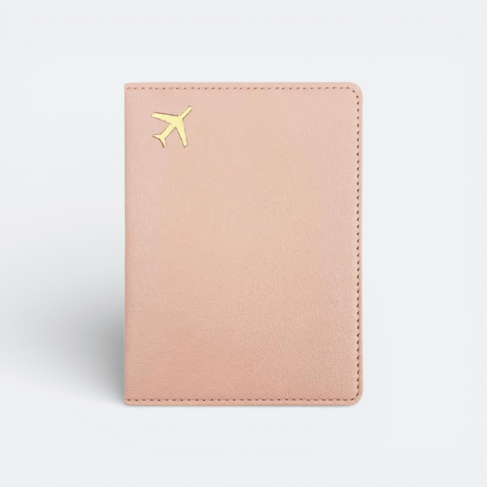 Protège Passeport Avion Pêche Clair - | AïtaVia