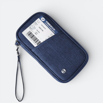 Protège Passeport Famille Bleu Profond - | AïtaVia