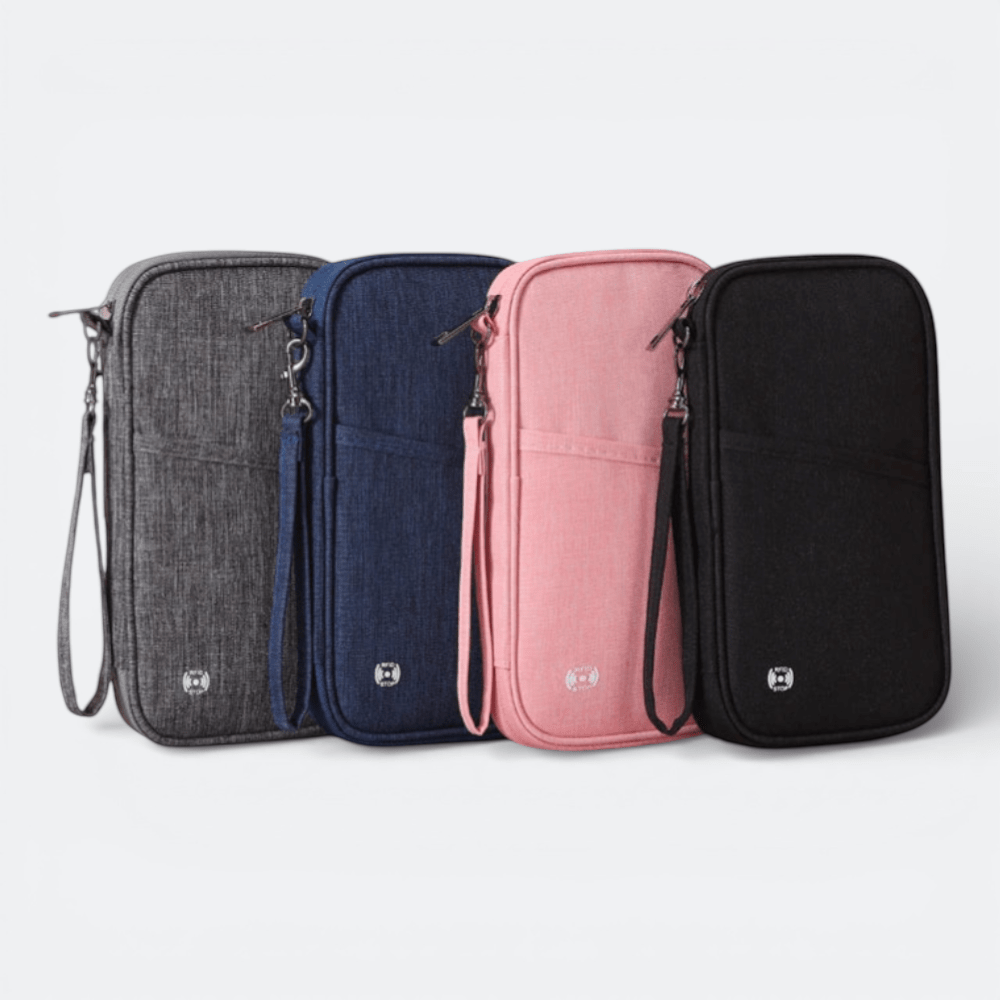 Protège Passeport Famille Bleu Profond - | AïtaVia