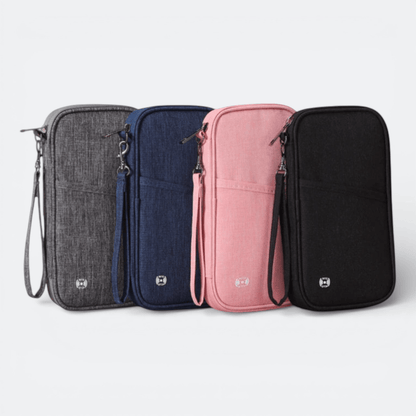 Protège Passeport Famille Bleu Profond - | AïtaVia