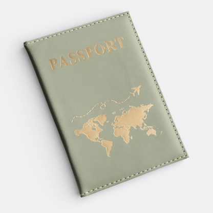 Protège Passeport Original Sauge Grisâtre - | AïtaVia