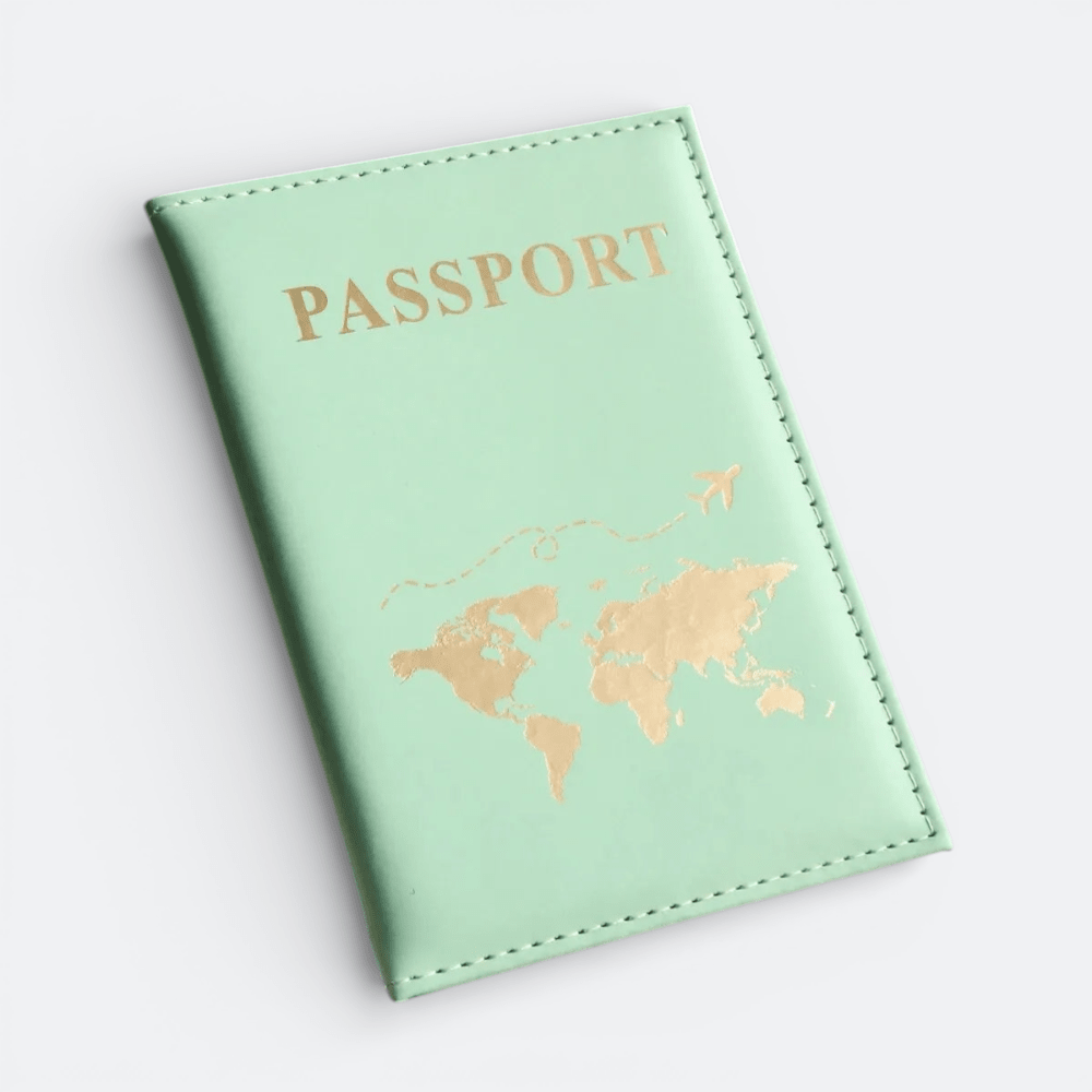 Protège Passeport Original Vert Amande Clair - | AïtaVia