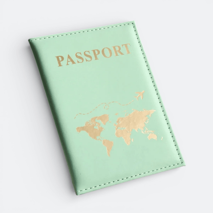 Protège Passeport Original Vert Amande Clair - | AïtaVia
