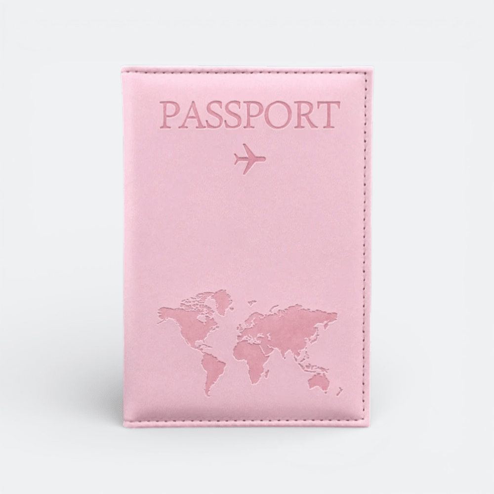 Protège Passeport Rose Rose Pastel - | AïtaVia
