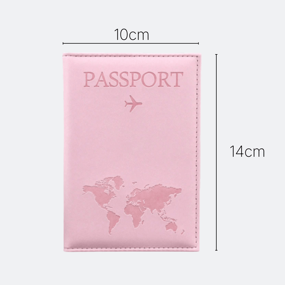 Protège Passeport Rose Rose Vif - | AïtaVia