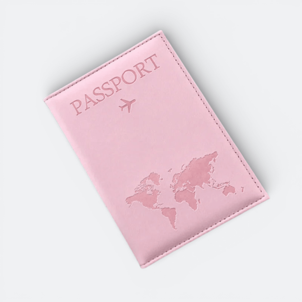 Protège Passeport Rose Rose Vif - | AïtaVia