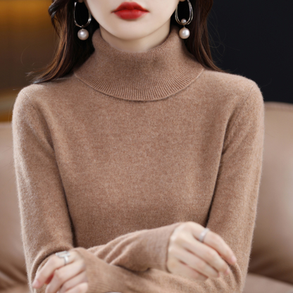 Pull à col roulé - Luxe et confort