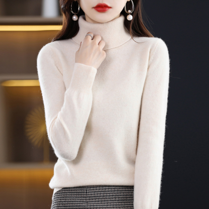 Pull à col roulé - Luxe et confort