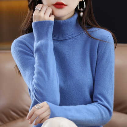 Pull à col roulé - Luxe et confort