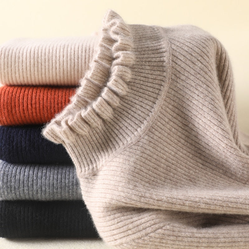 Pull Élégant Col Roulé pour Femmes - Confort Chic