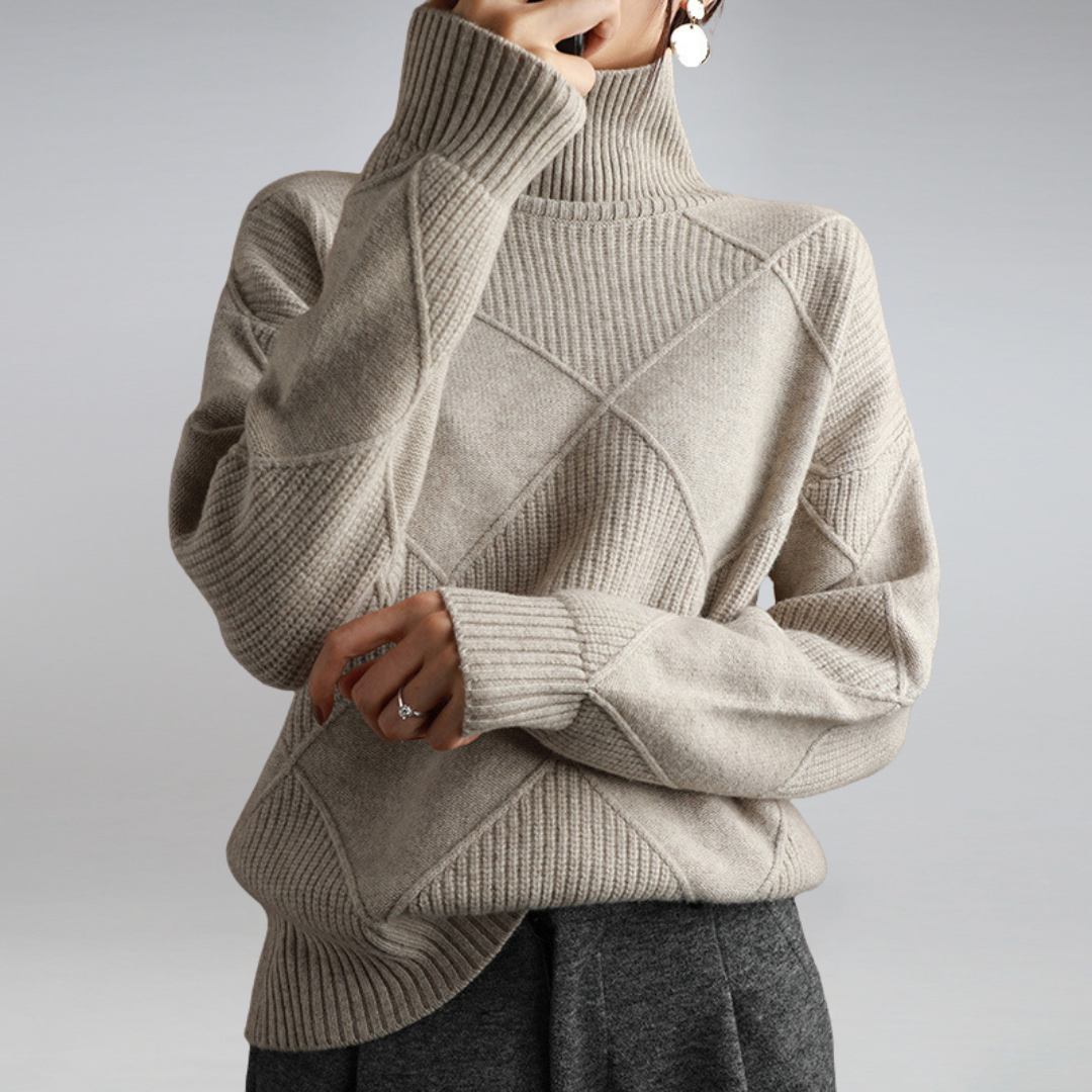 Pull à col roulé élégant pour Femmes - Confort Hivernal