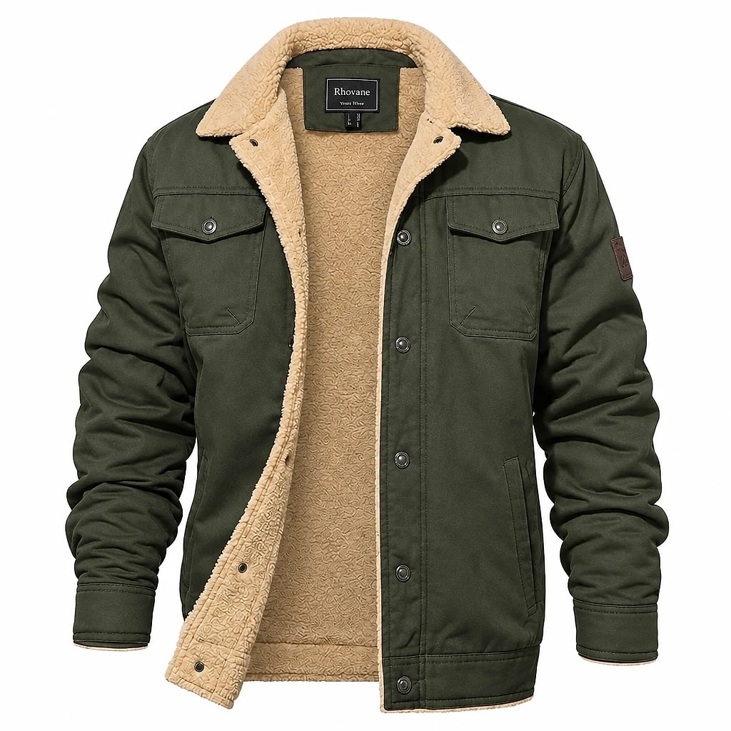 Rhovane – Veste Aviateur Col Rabattu