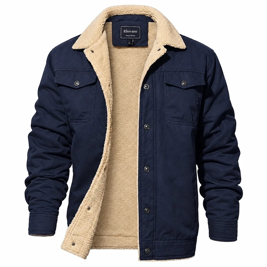 Rhovane – Veste Aviateur Col Rabattu