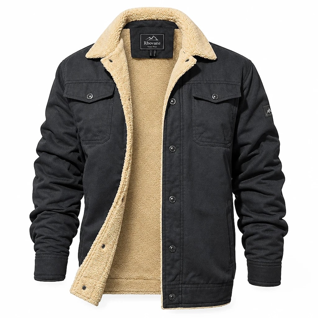 Rhovane – Veste Aviateur Col Rabattu