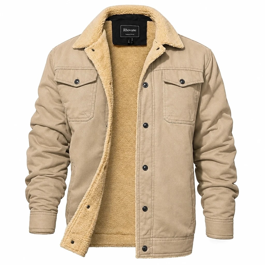 Rhovane – Veste Aviateur Col Rabattu