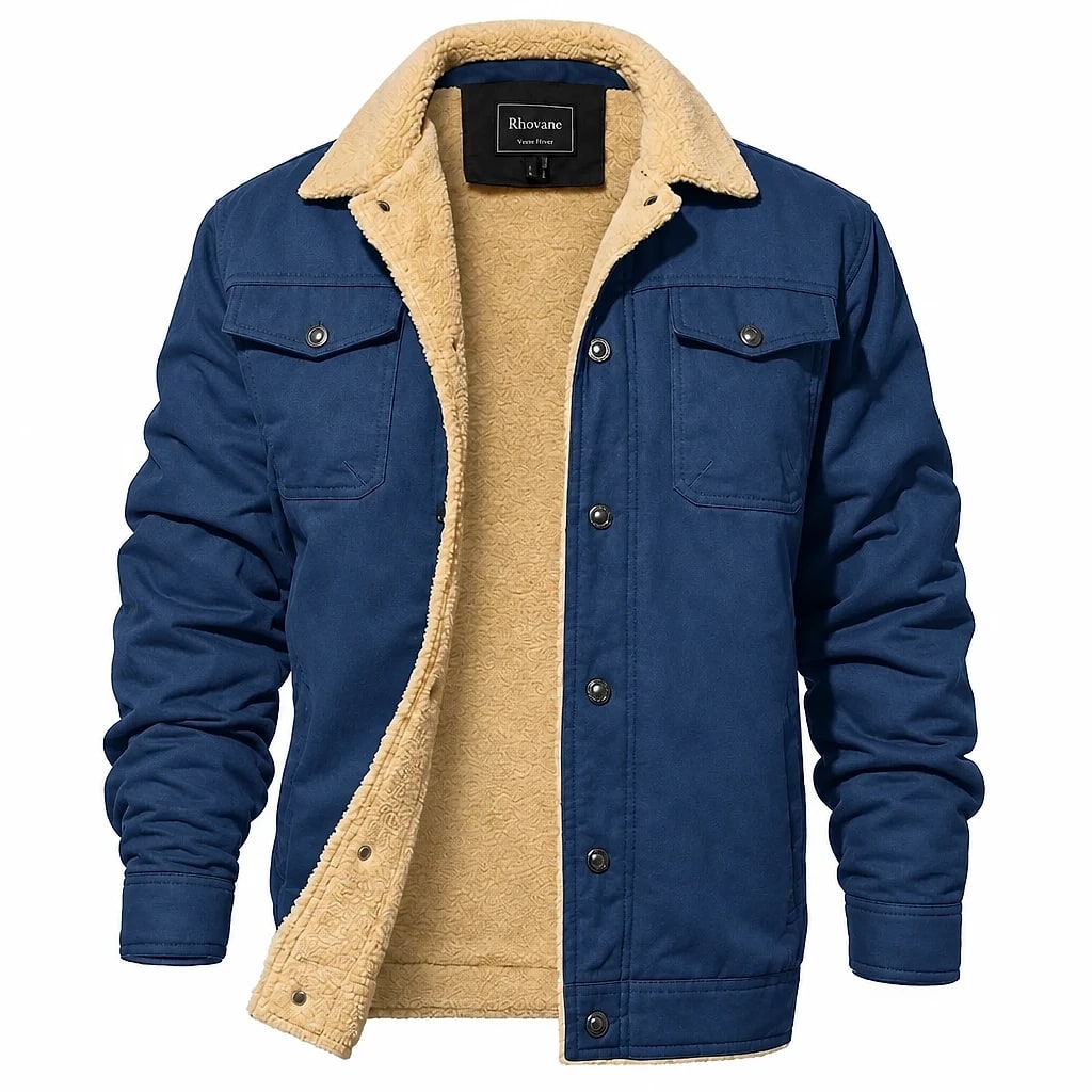 Rhovane – Veste Aviateur Col Rabattu