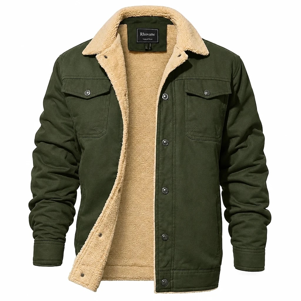 Rhovane – Veste Aviateur Col Rabattu
