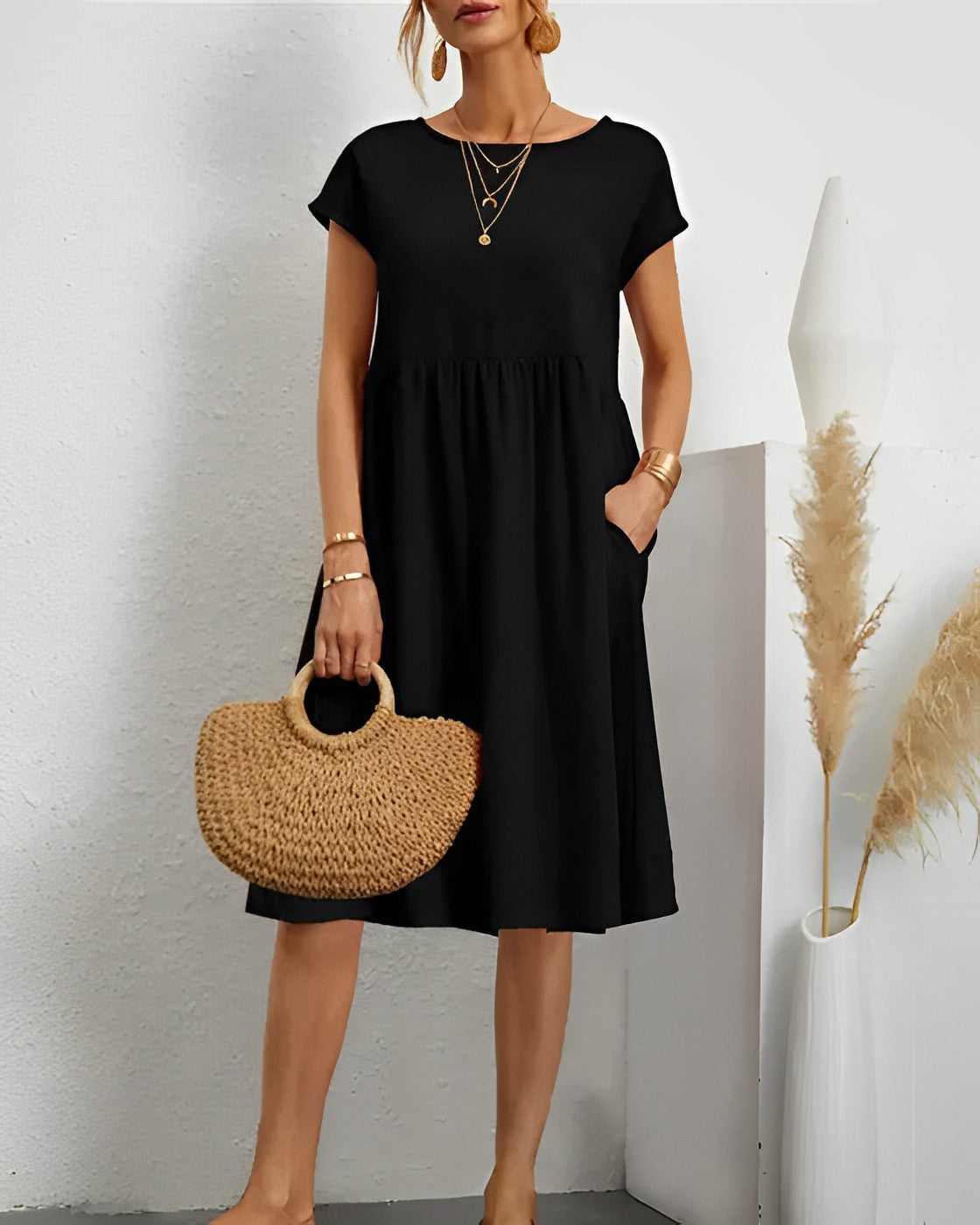 Robe CELIA pour Femmes : Élégance et Confort pour Toute Saison