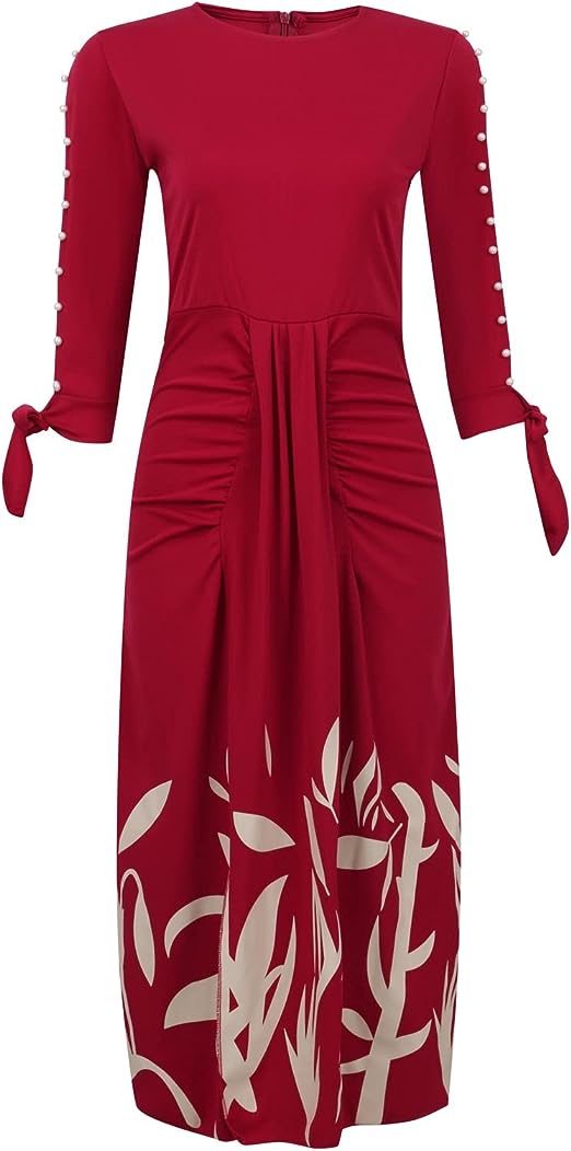 Robe de Cocktail Florale pour Femmes - Élégance et Confort