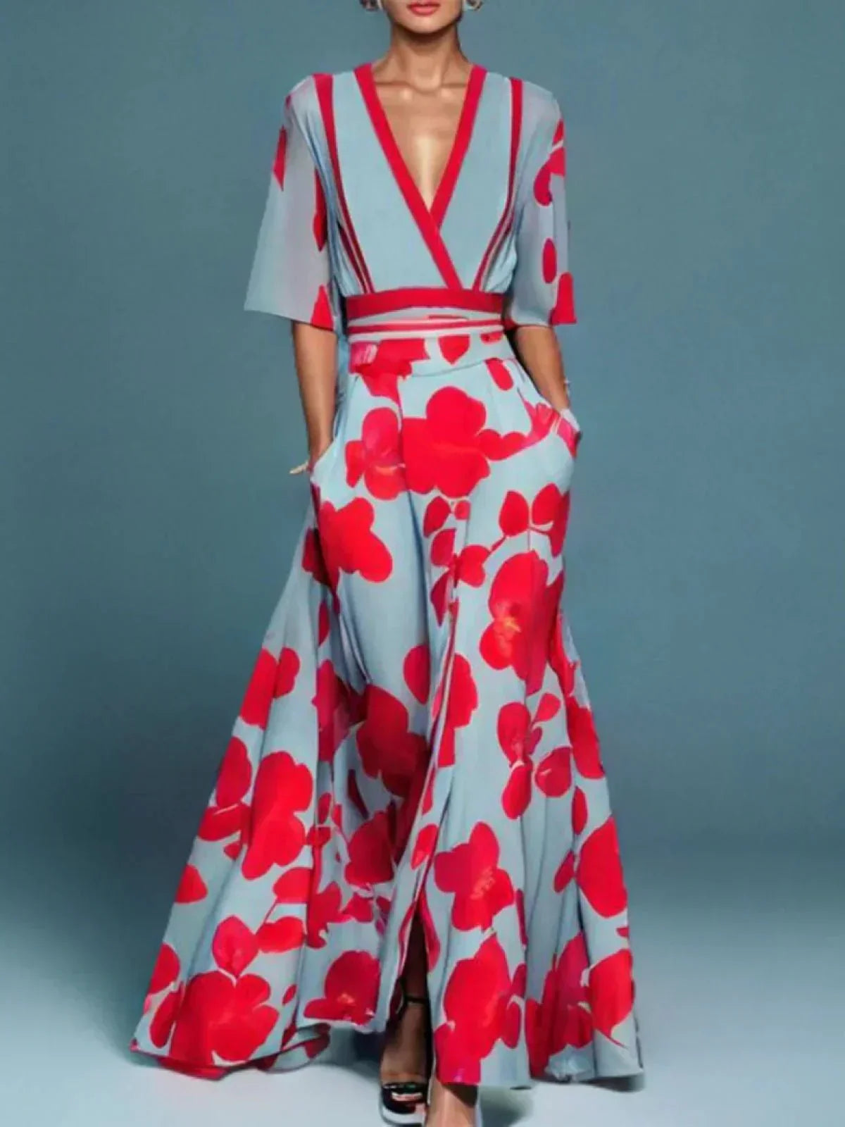 Robe Élégante - Manches - Style Mode